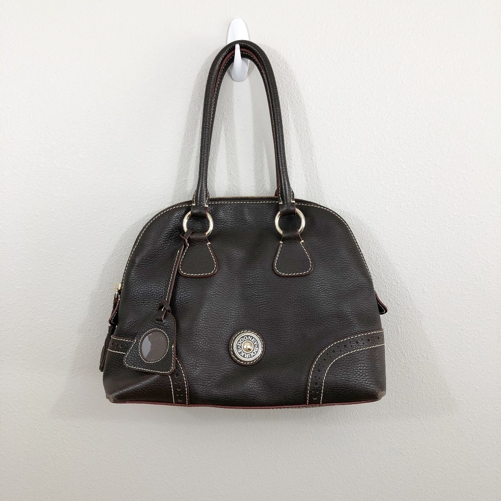 Dooney & Bourke Domed Satchel Brown Bag